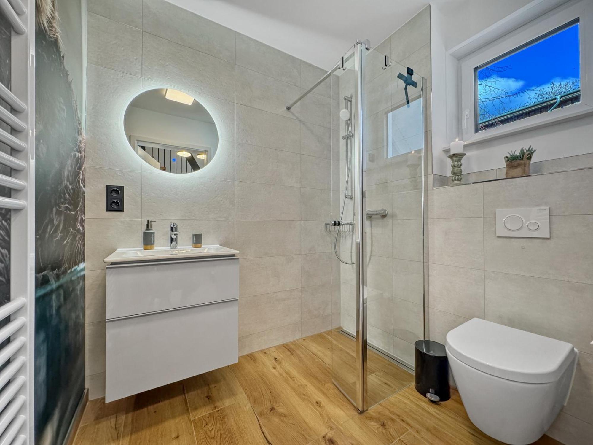 Cblue: Seeblick, Kamin, Wallbox, Natur Bentwisch Exteriör bild
