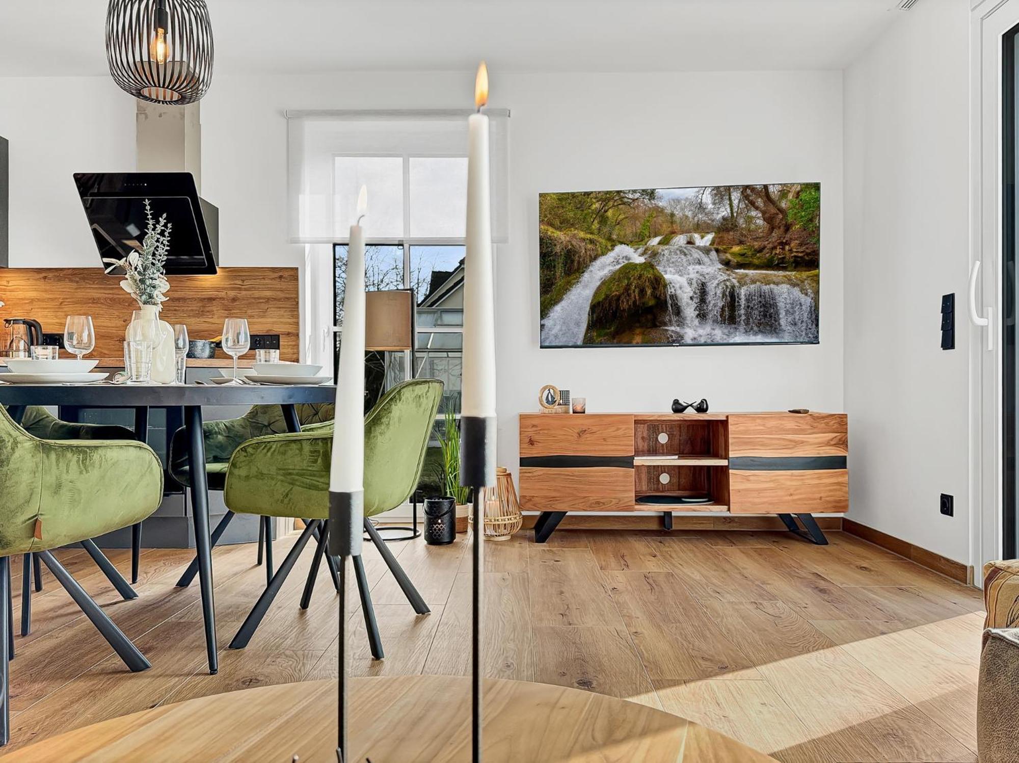 Cblue: Seeblick, Kamin, Wallbox, Natur Bentwisch Exteriör bild