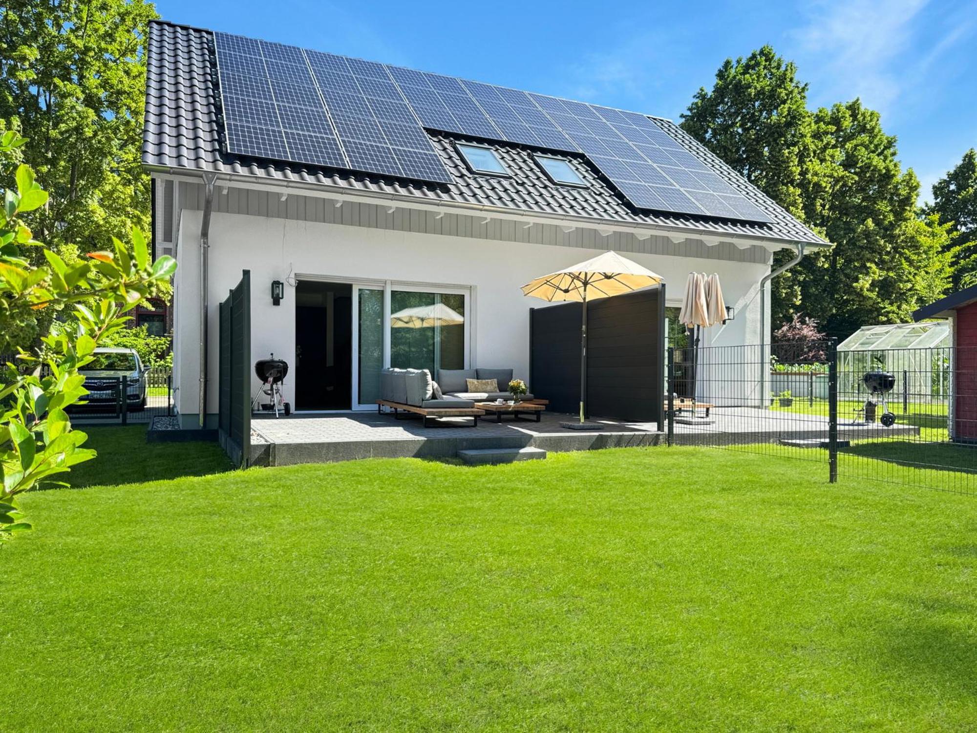 Cblue: Seeblick, Kamin, Wallbox, Natur Bentwisch Exteriör bild